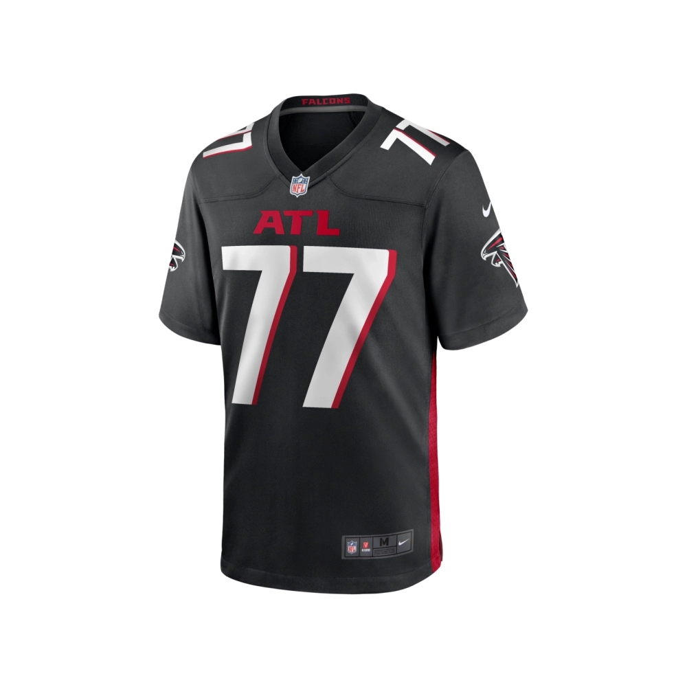 Mens Atlanta Falcons Storm Norton Black Game Jersey