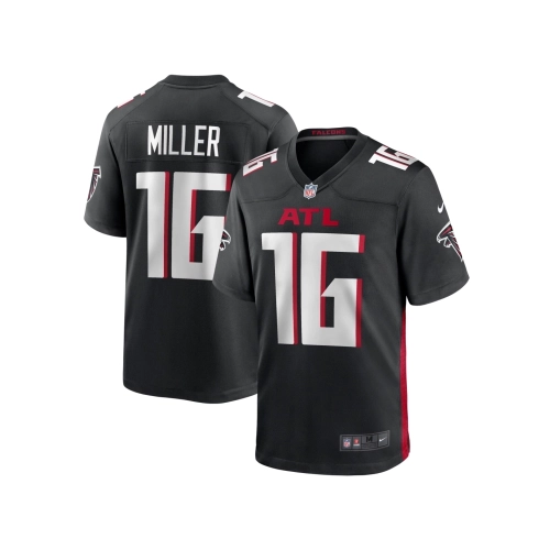 Mens Atlanta Falcons Scotty Miller Black Game Player Jersey