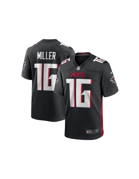 Mens Atlanta Falcons Scotty Miller Black Game Player Jersey