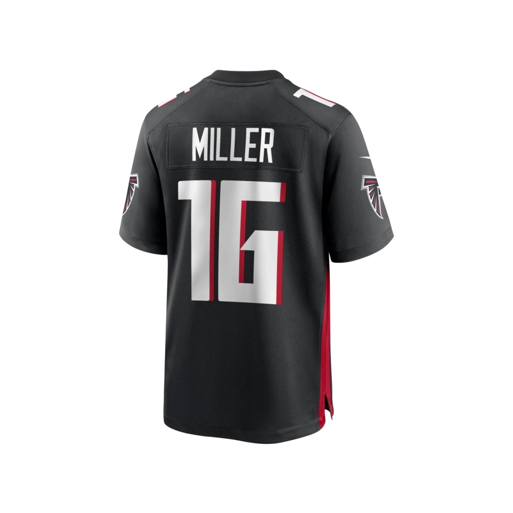 Mens Atlanta Falcons Scotty Miller Black Game Player Jersey