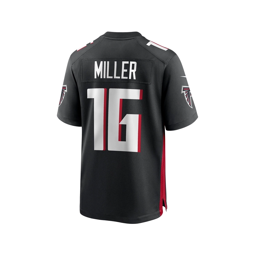 Mens Atlanta Falcons Scotty Miller Black Game Player Jersey
