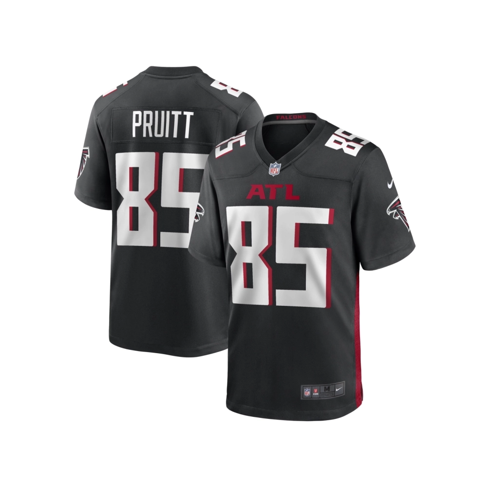 Mens Atlanta Falcons MyCole Pruitt Black Game Player Jersey