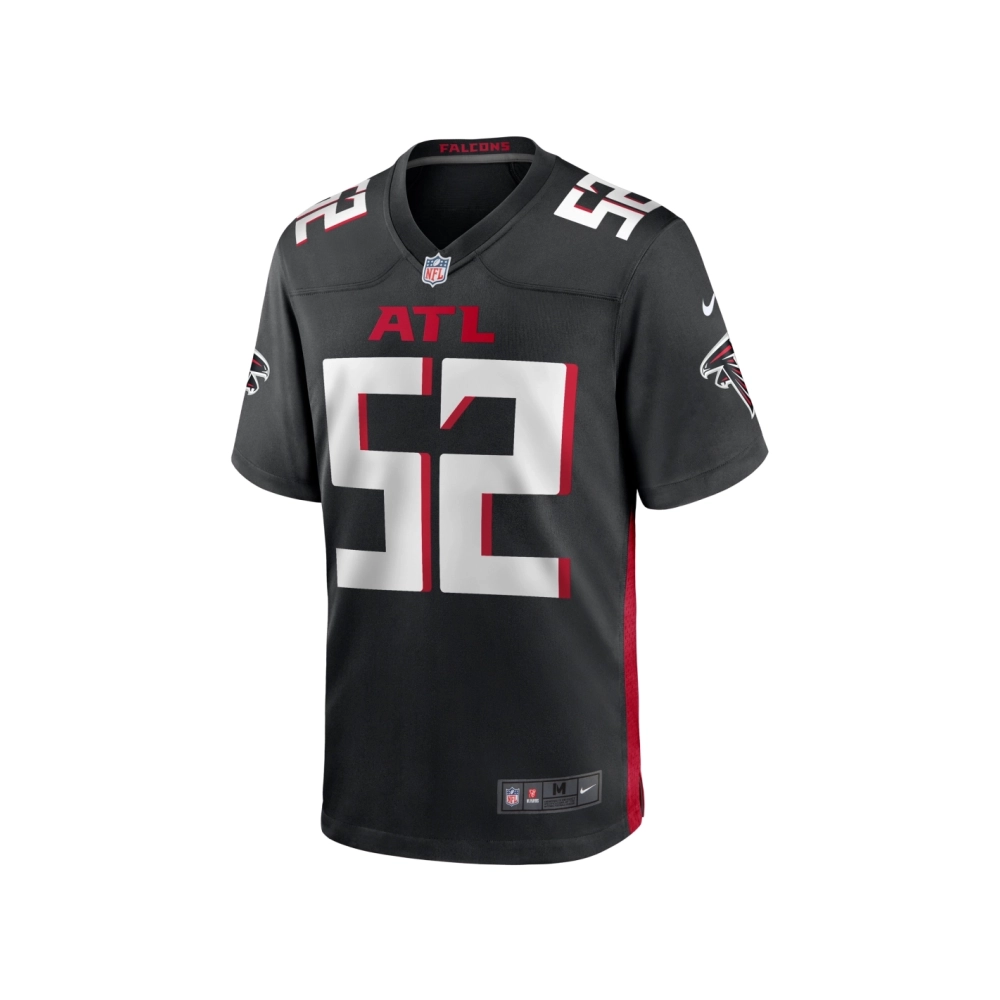 Mens Atlanta Falcons Milo Eifler Black Game Jersey