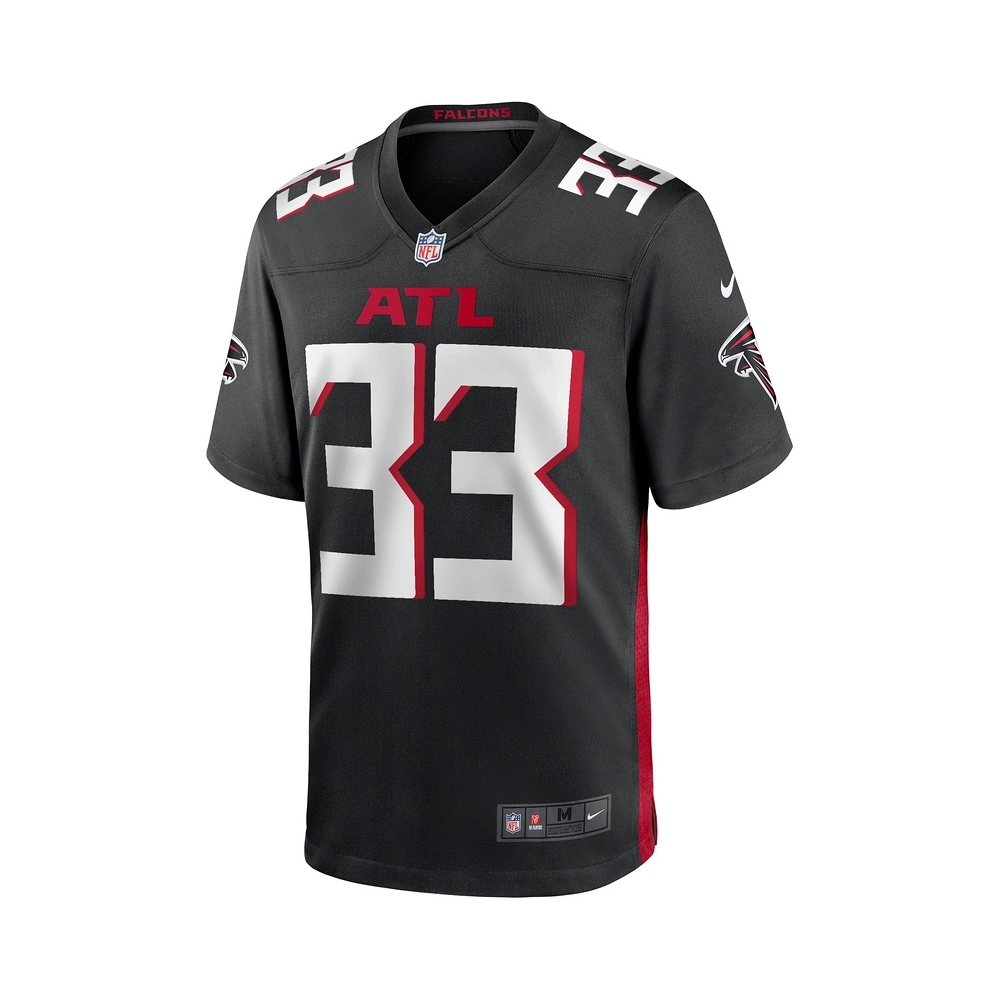 Mens Atlanta Falcons Michael Turner Black Game Retired Player Jersey