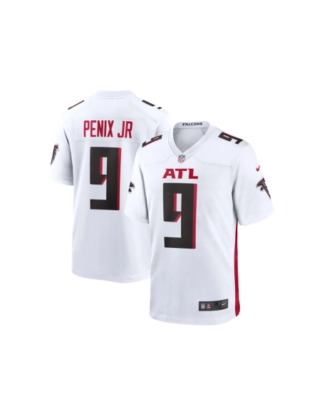 Mens Atlanta Falcons Michael Penix Jr. White Game Jersey