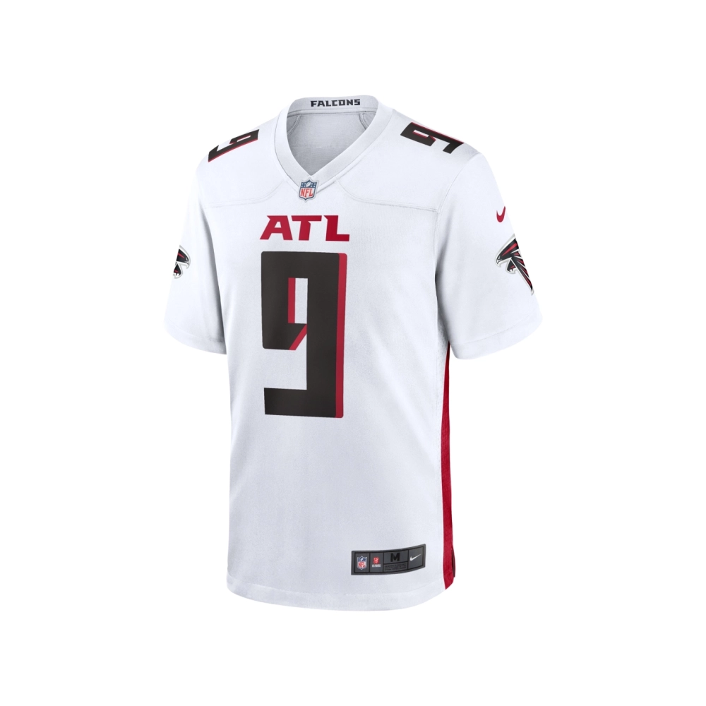 Mens Atlanta Falcons Michael Penix Jr. White Game Jersey