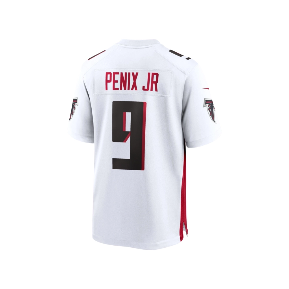 Mens Atlanta Falcons Michael Penix Jr. White Game Jersey