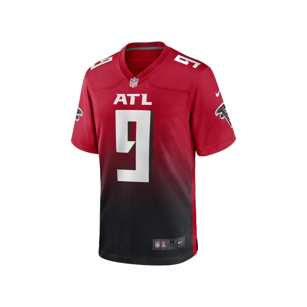Mens Atlanta Falcons Michael Penix Jr. Red Alternate Game Jersey