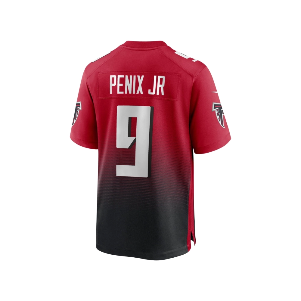 Mens Atlanta Falcons Michael Penix Jr. Red Alternate Game Jersey