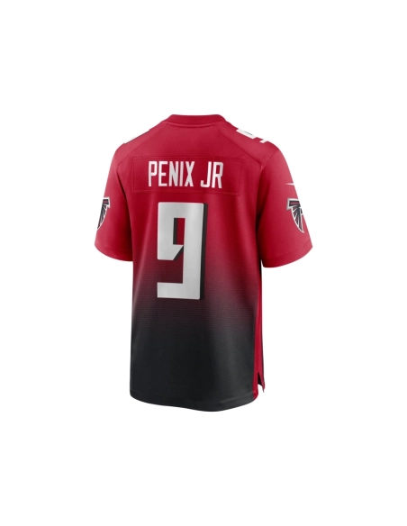 Mens Atlanta Falcons Michael Penix Jr. Red Alternate Game Jersey