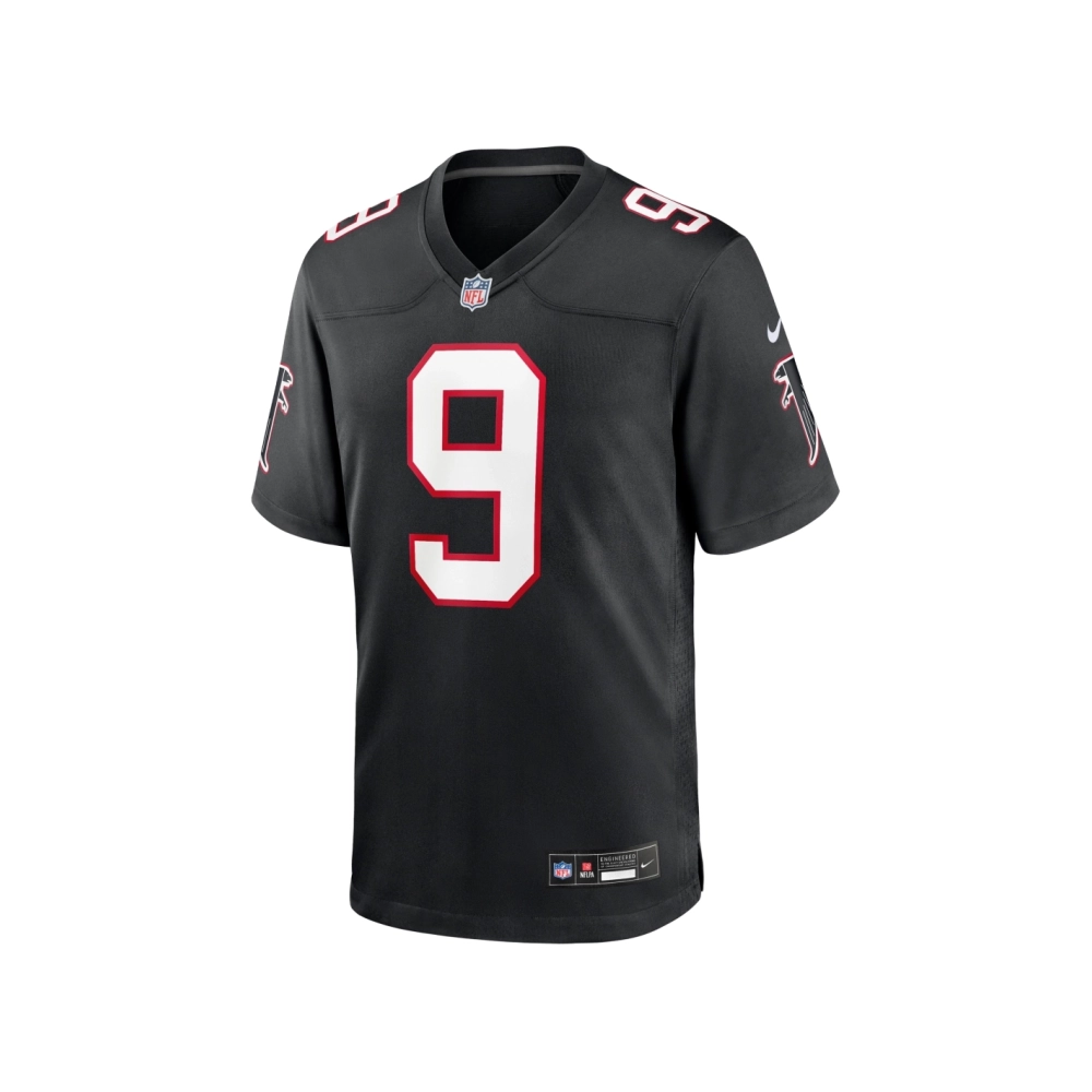 Mens Atlanta Falcons Michael Penix Jr. Black Throwback Game Jersey
