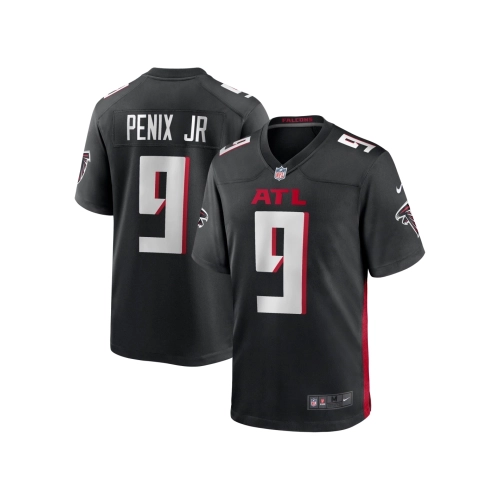 Mens Atlanta Falcons Michael Penix Jr. Black 2024 NFL Draft First Round Pick Player Game Jersey