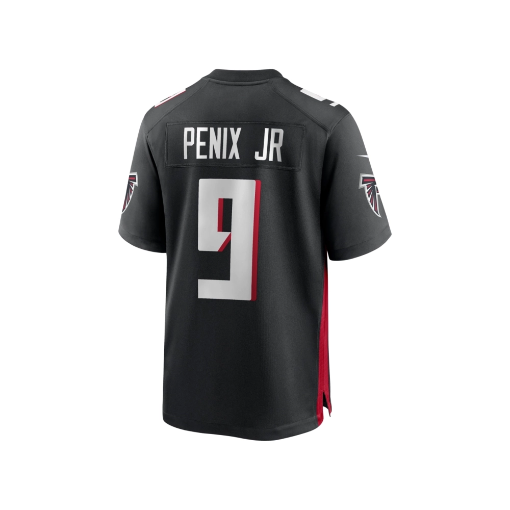 Mens Atlanta Falcons Michael Penix Jr. Black 2024 NFL Draft First Round Pick Player Game Jersey