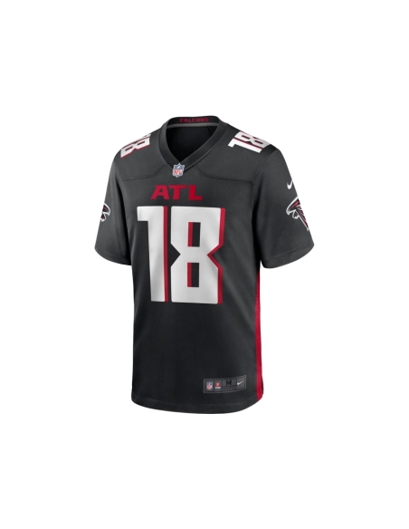Mens Atlanta Falcons Mack Hollins Black Game Player Jersey