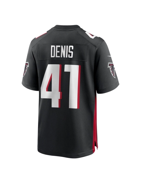 Mens Atlanta Falcons Lukas Denis Black Game Jersey