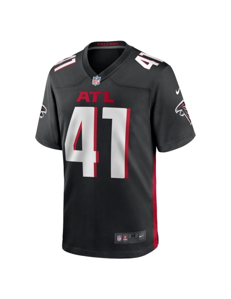 Mens Atlanta Falcons Lukas Denis Black Game Jersey