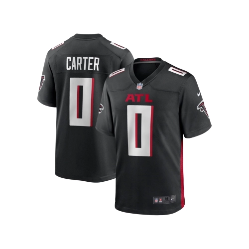 Mens Atlanta Falcons Lorenzo Carter Black Game Player Jersey