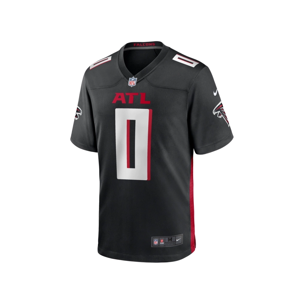 Mens Atlanta Falcons Lorenzo Carter Black Game Player Jersey