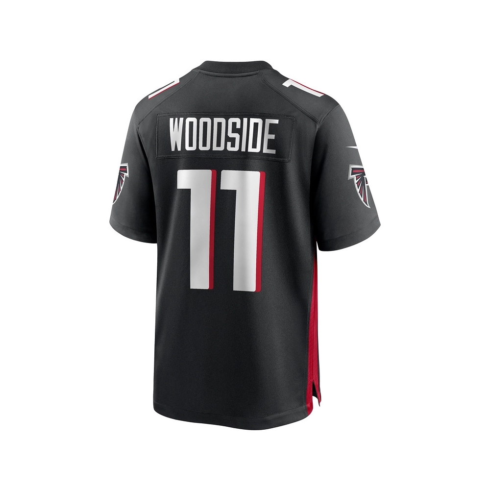 Mens Atlanta Falcons Logan Woodside Black Team Game Jersey