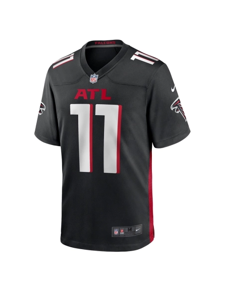 Mens Atlanta Falcons Logan Woodside Black Team Game Jersey