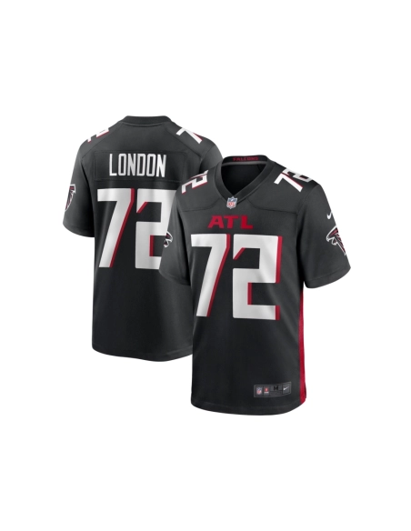Mens Atlanta Falcons LaCale London Black Game Jersey