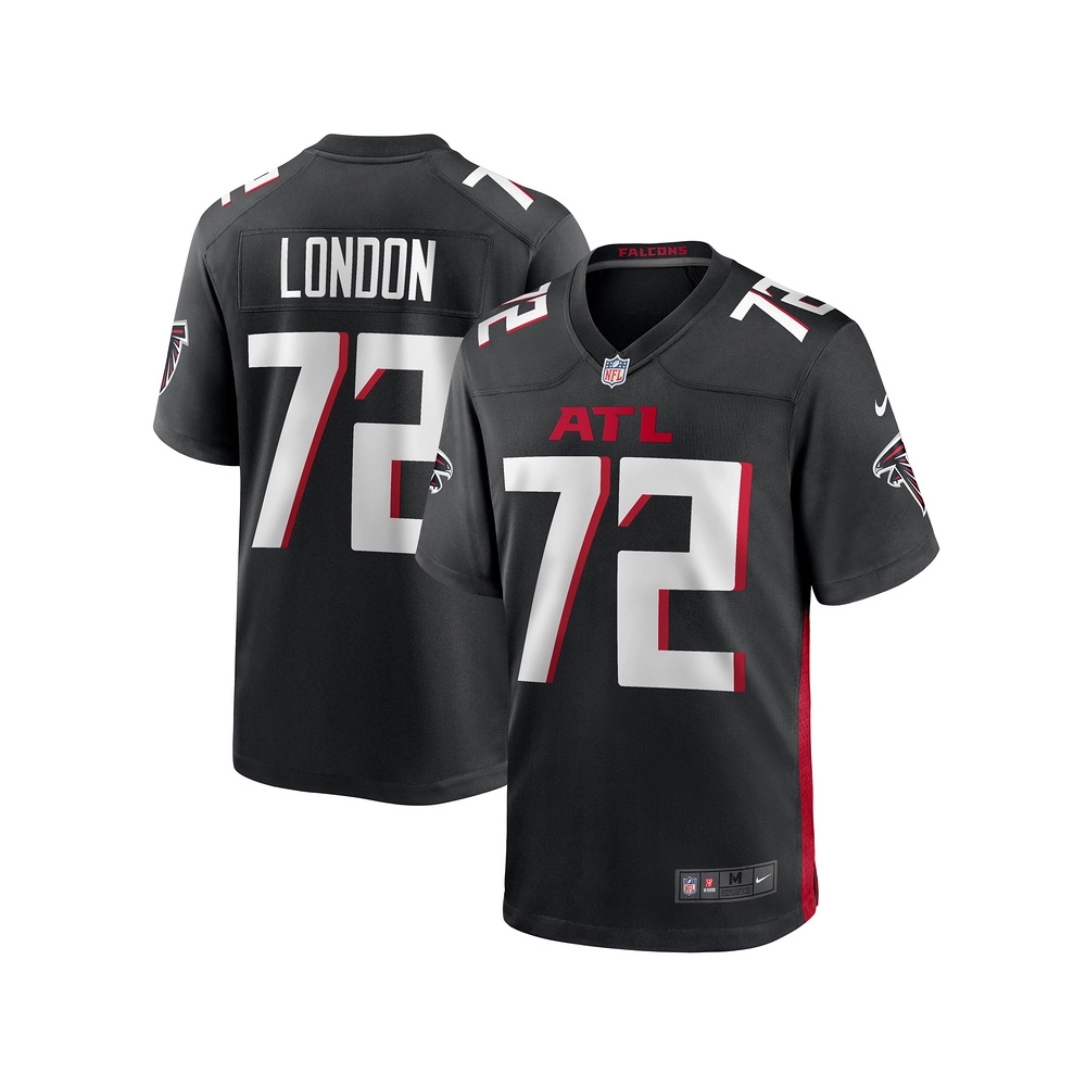 Mens Atlanta Falcons LaCale London Black Game Jersey