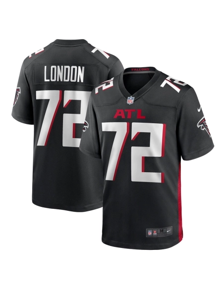 Mens Atlanta Falcons LaCale London Black Game Jersey