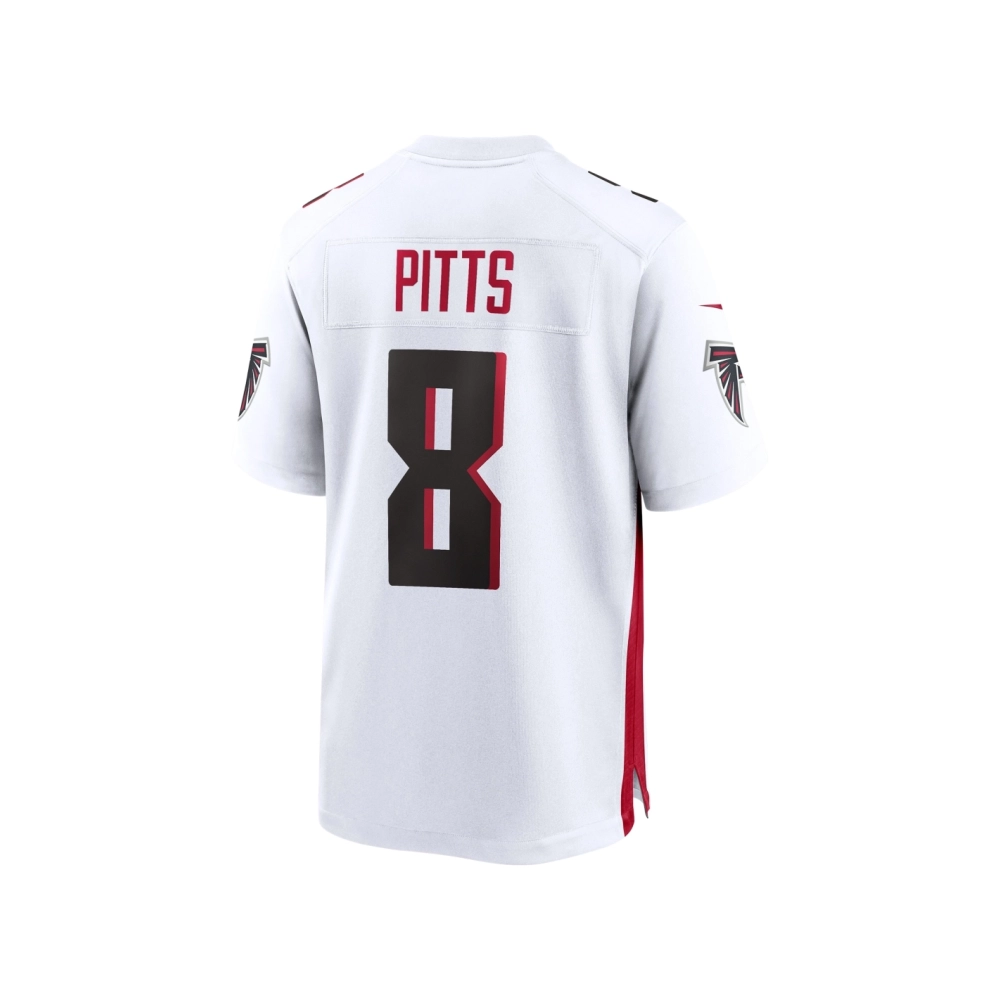Mens Atlanta Falcons Kyle Pitts White Game Player Jersey
