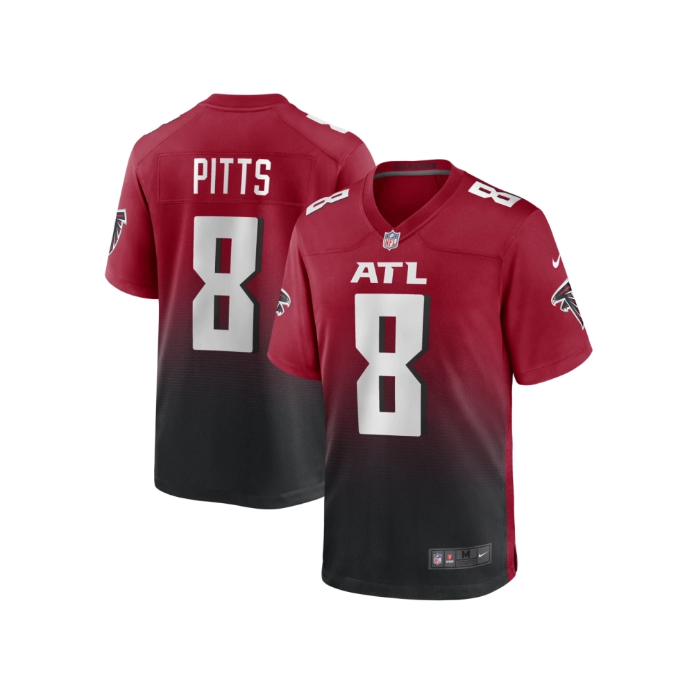 Mens Atlanta Falcons Kyle Pitts Red Alternate Game Jersey