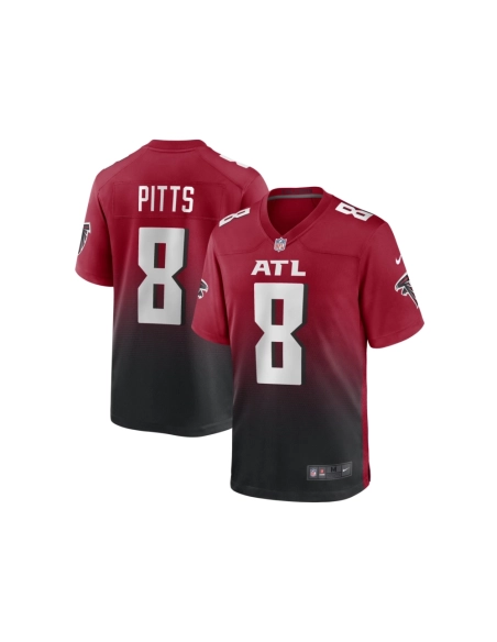 Mens Atlanta Falcons Kyle Pitts Red Alternate Game Jersey