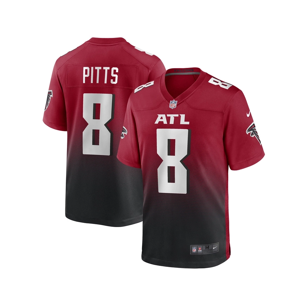 Mens Atlanta Falcons Kyle Pitts Red Alternate Game Jersey