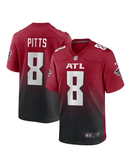 Mens Atlanta Falcons Kyle Pitts Red Alternate Game Jersey