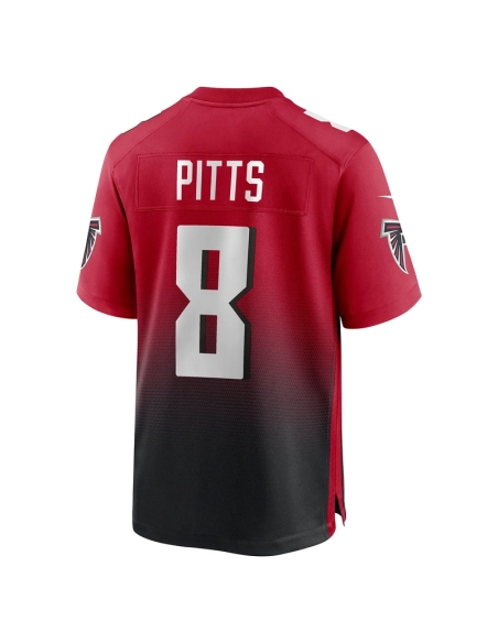 Mens Atlanta Falcons Kyle Pitts Red Alternate Game Jersey