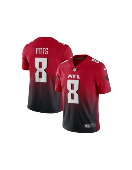 Mens Atlanta Falcons Kyle Pitts Red Alternate 2 Vapor Limited Jersey