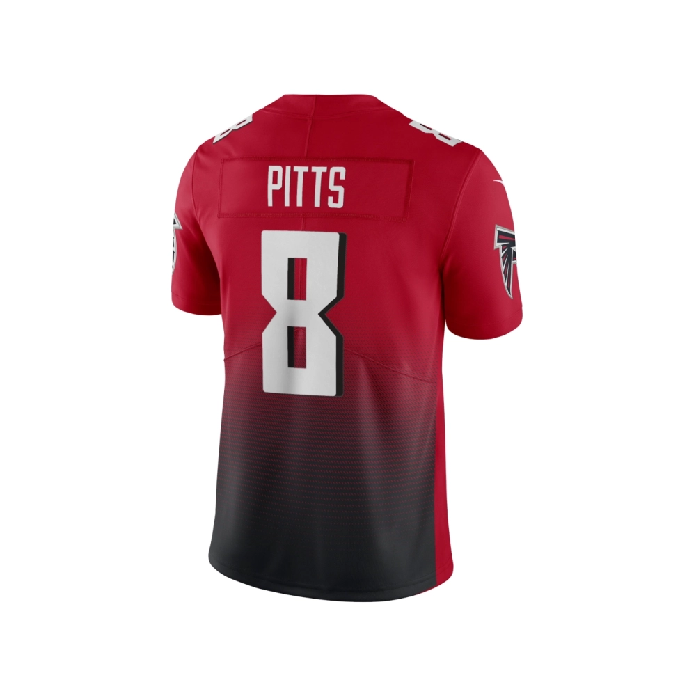 Mens Atlanta Falcons Kyle Pitts Red Alternate 2 Vapor Limited Jersey