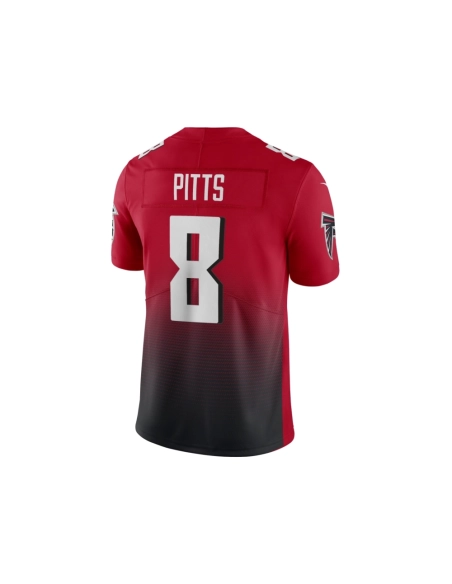 Mens Atlanta Falcons Kyle Pitts Red Alternate 2 Vapor Limited Jersey