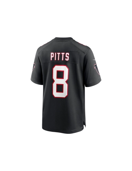 Mens Atlanta Falcons Kyle Pitts Black Player Game Jersey