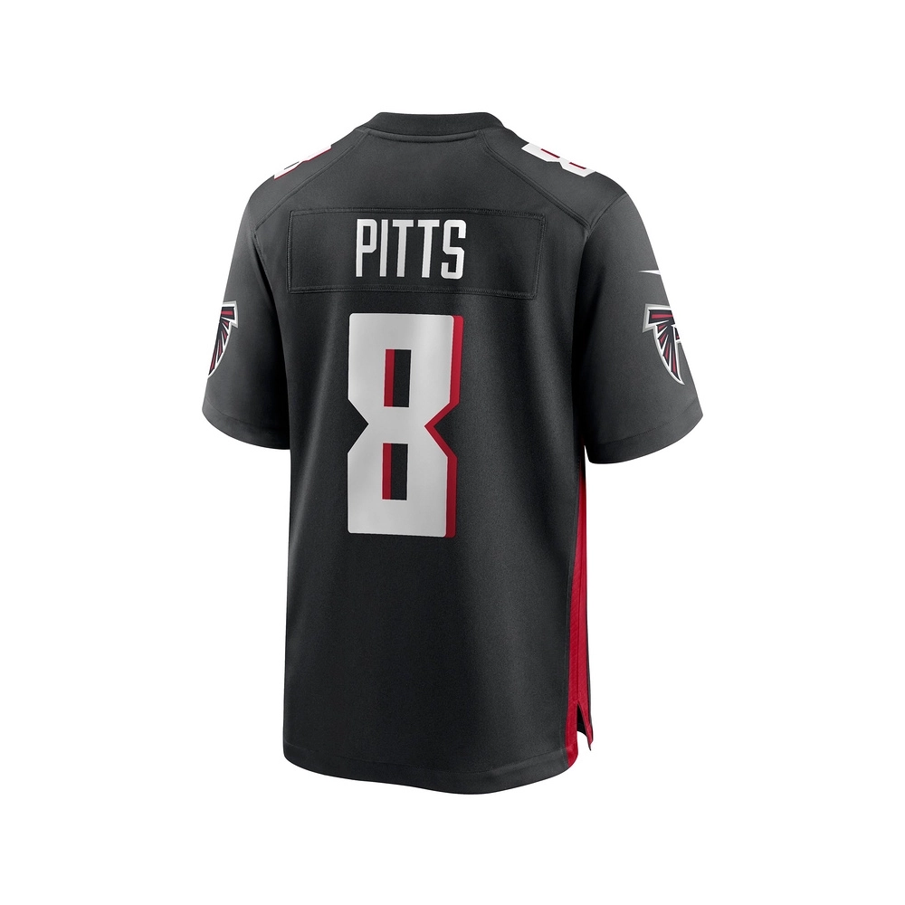 Mens Atlanta Falcons Kyle Pitts Black Game Jersey