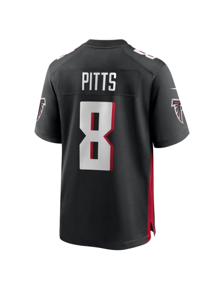 Mens Atlanta Falcons Kyle Pitts Black Game Jersey