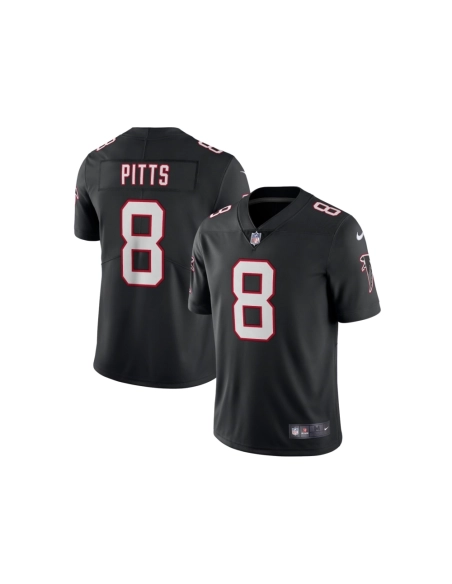 Mens Atlanta Falcons Kyle Pitts Black Alternate Vapor Limited Jersey