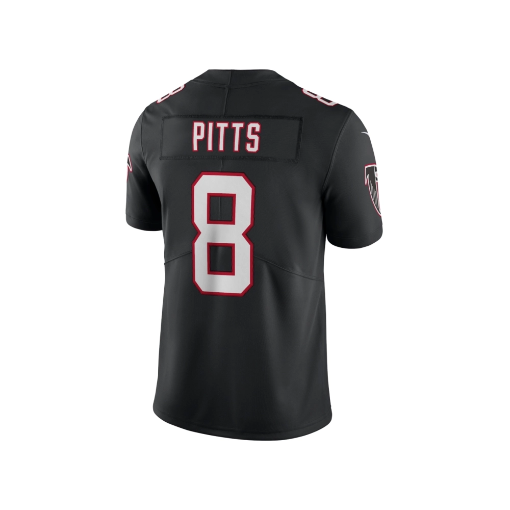 Mens Atlanta Falcons Kyle Pitts Black Alternate Vapor Limited Jersey