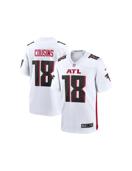 Mens Atlanta Falcons Kirk Cousins White Game Player Jersey
