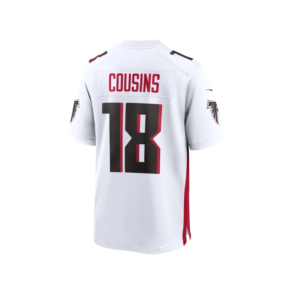 Mens Atlanta Falcons Kirk Cousins White Game Player Jersey