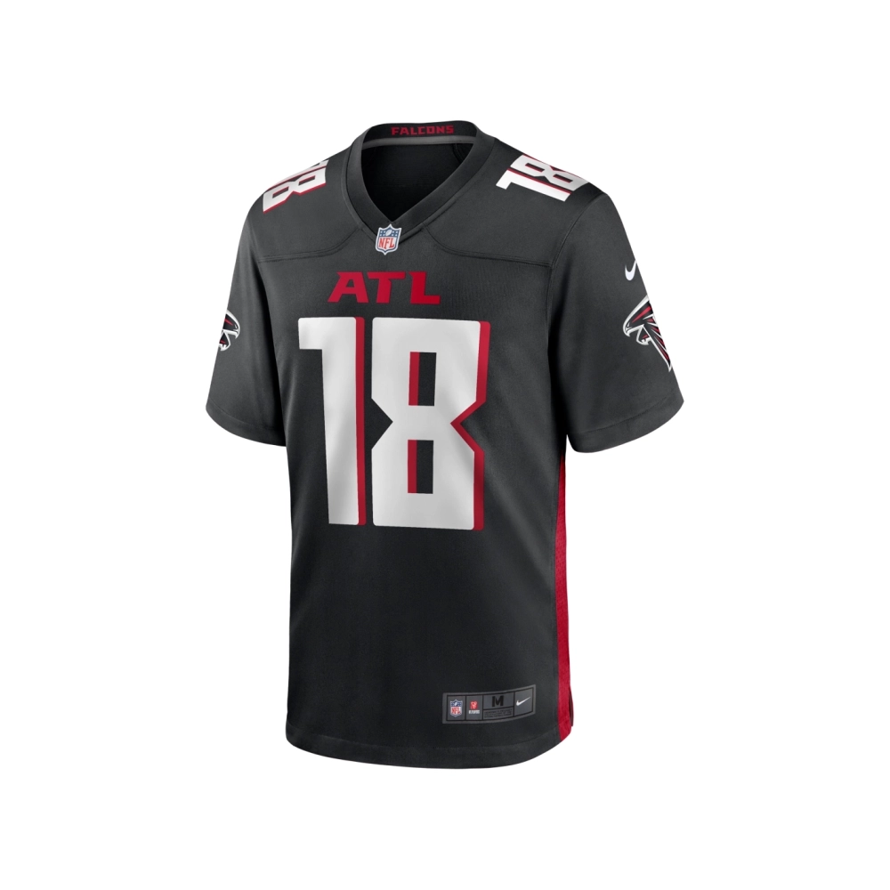 Mens Atlanta Falcons Kirk Cousins Black Game Player Jersey