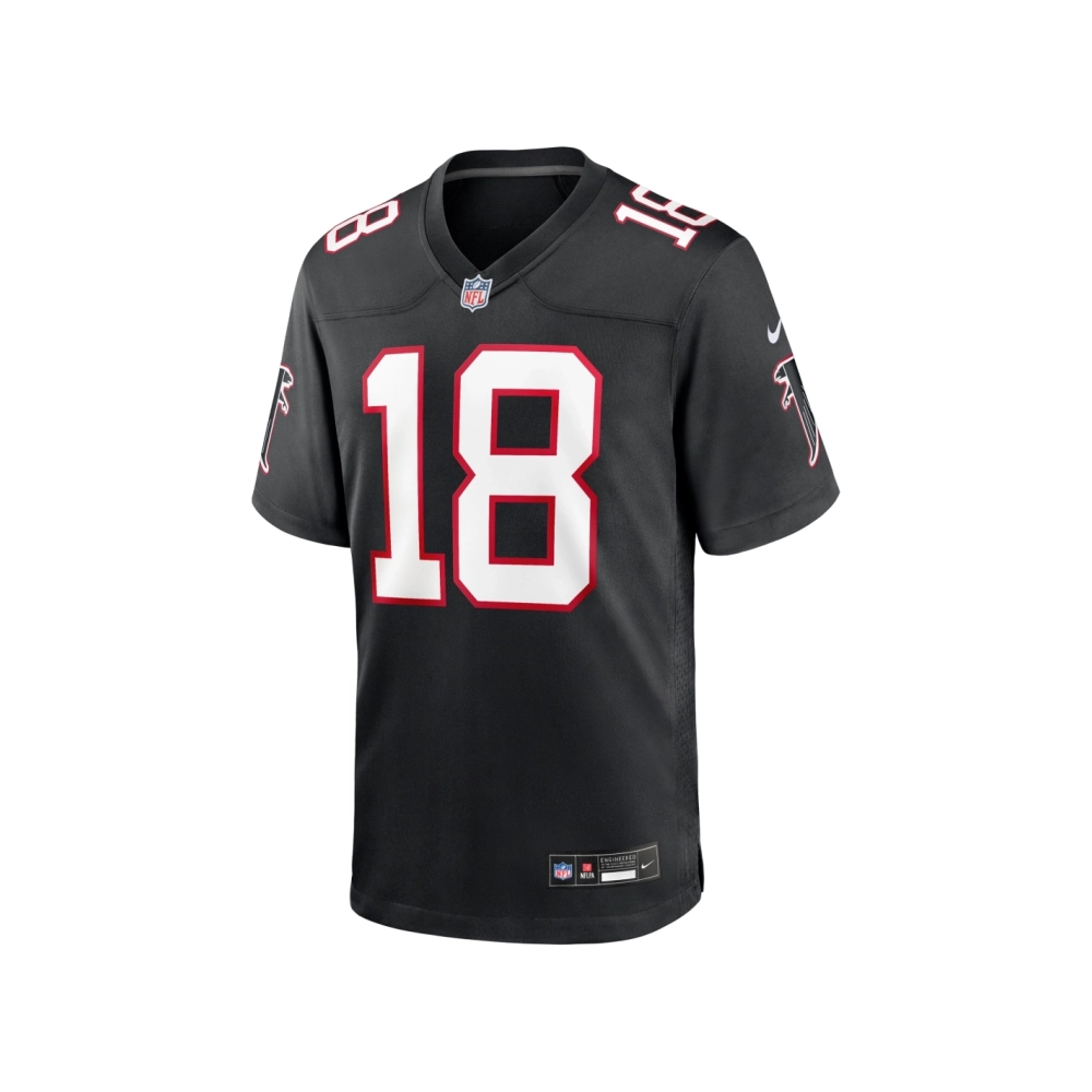 Mens Atlanta Falcons Kirk Cousins Black Alternate Game Player Jersey