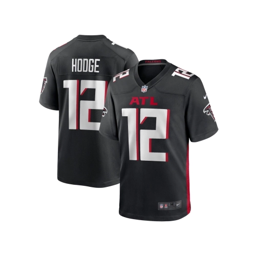 Mens Atlanta Falcons KhaDarel Hodge Black Game Jersey
