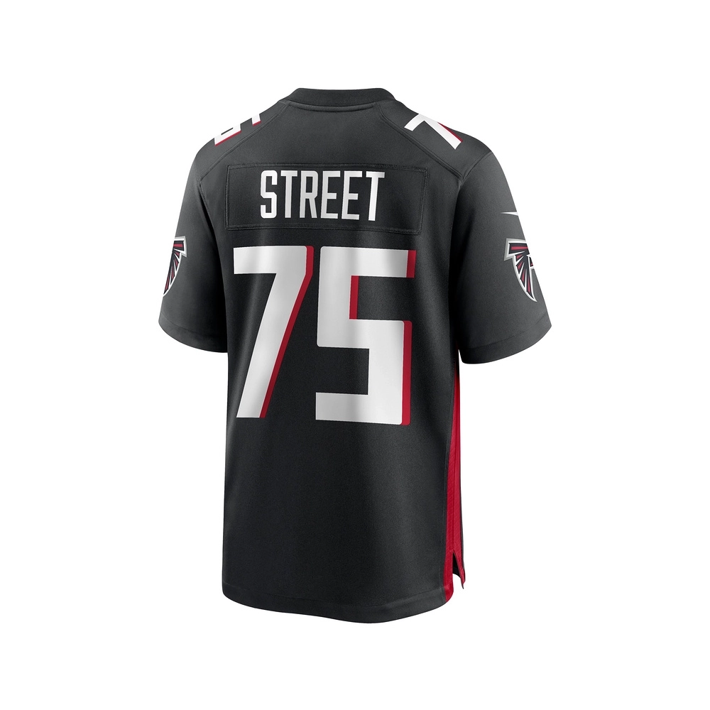 Mens Atlanta Falcons Kentavius Street Black Game Jersey