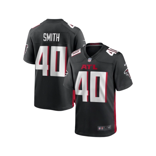 Mens Atlanta Falcons Keith Smith Black Game Jersey
