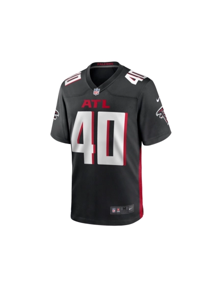 Mens Atlanta Falcons Keith Smith Black Game Jersey