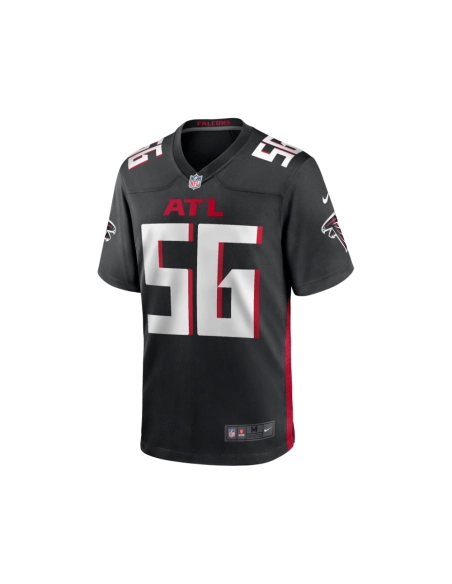 Mens Atlanta Falcons Keith Brooking Black Game Retired Player Jersey